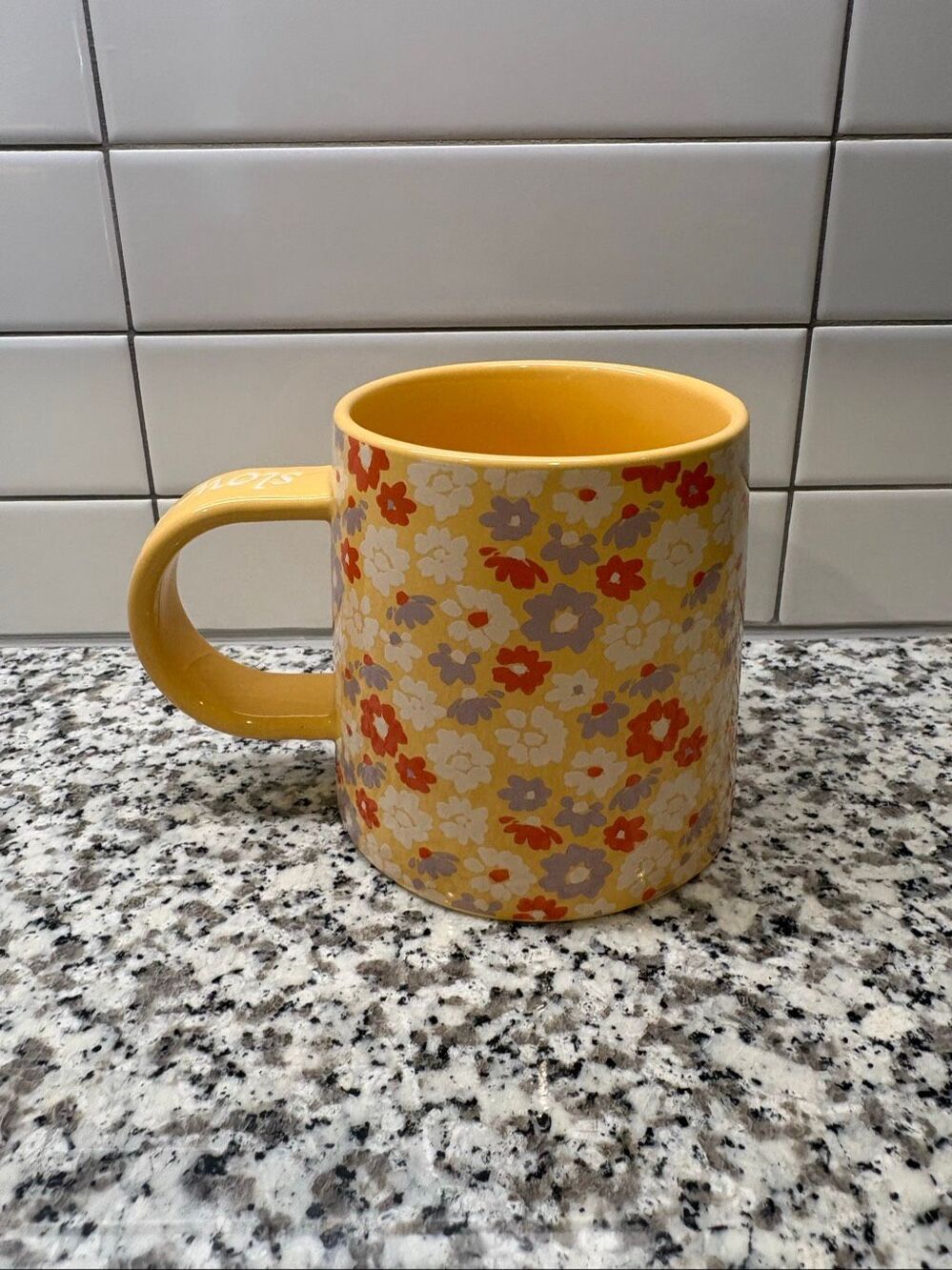 Room Essentials Floral Slow Down Coffee Mug